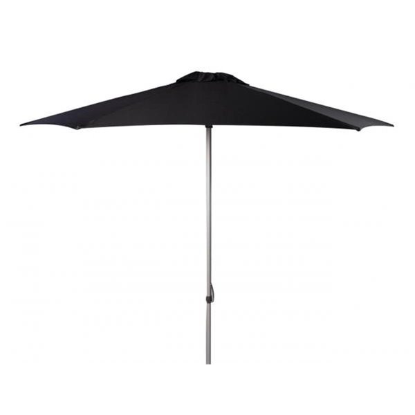 Safavieh 9 ft. Hurst Push Up Umbrella, Black PAT8002D